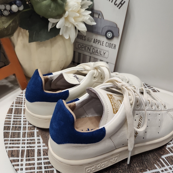 💞GUC Adidas Stan Smith Genuine Leather Low Top Lace Up Dress Sneaker, Unisex, 5 - Picture 9 of 16